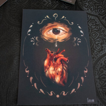 Crying Heart – Tirage limité A5