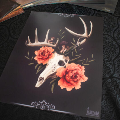Deer Skull – Tirage limité A3
