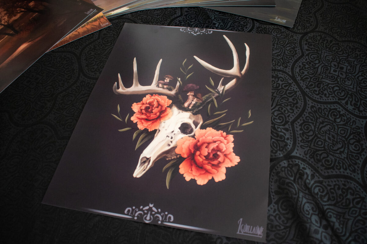 Deer Skull A3