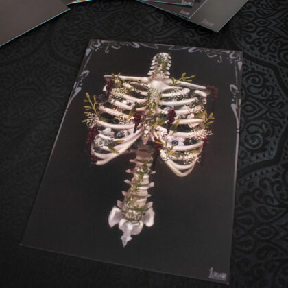 Floral Ribcage – Tirage limité A5