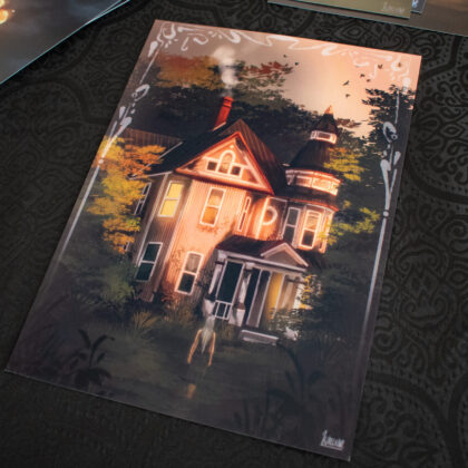 Sunset Hood Manor – Tirage limité A4