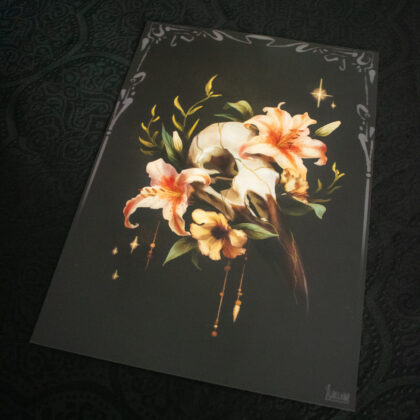 Crow Skull – Tirage limité A4