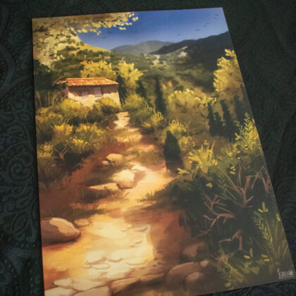 Sunset Shadow – Tirage limité A4