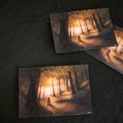 Print A6 – “Door in the Forest”