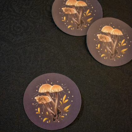 Sticker – “Moth Mushroom”