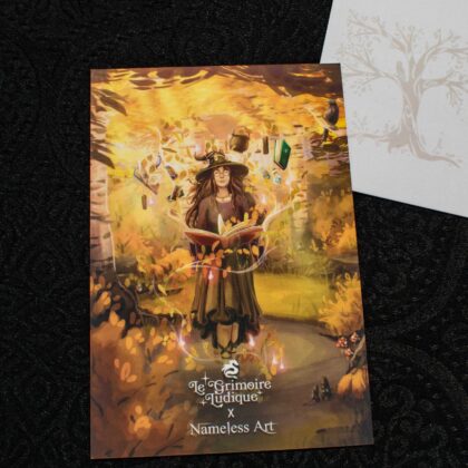 Carte postale Grimoire Ludique - "Witch Ritual"