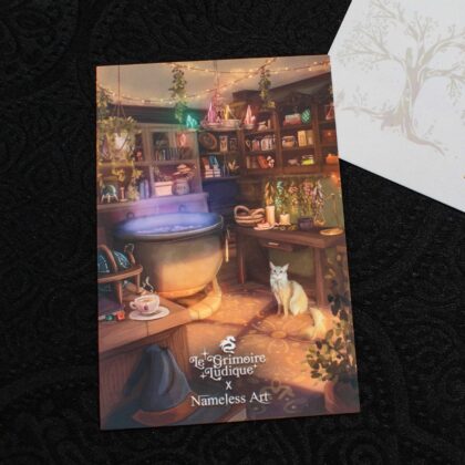 Carte postale Grimoire Ludique - "Witch Workshop"