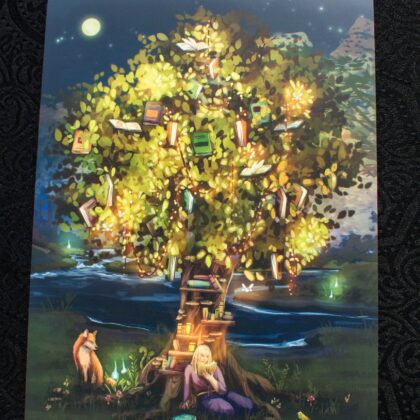 Print A4 Grimoire Ludique – “Library Tree”