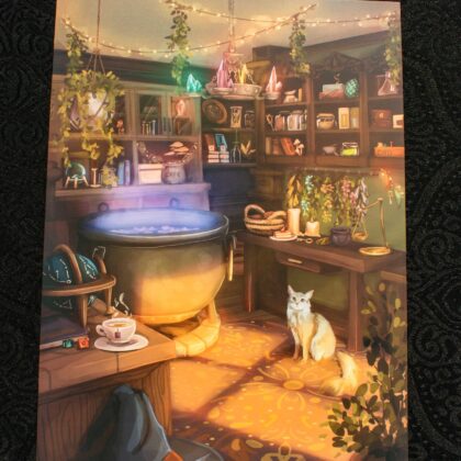 Print A4 Grimoire Ludique – “Witch workshop”