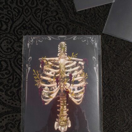 Print A6 – “Floral Ribcage”