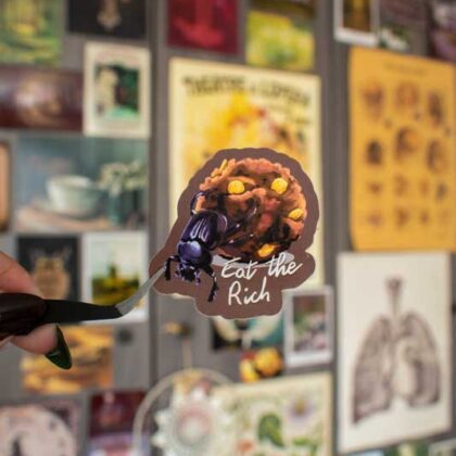 Sticker - “Eat the Rich”