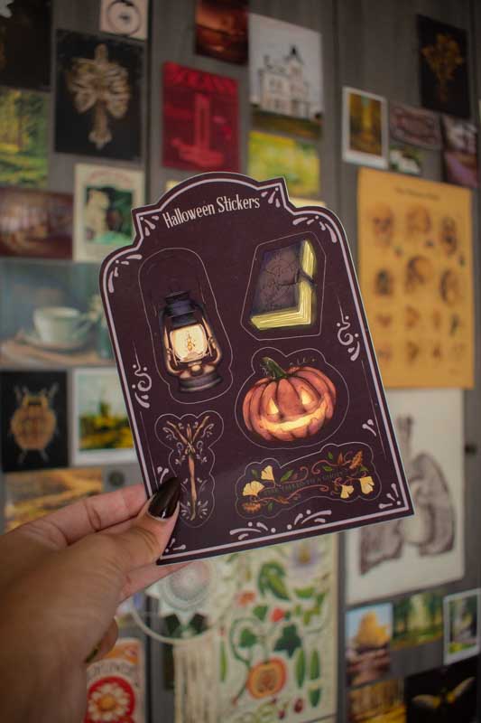 Planche de stickers - "Halloween"