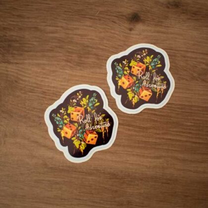 Sticker - “Roll for adventure”