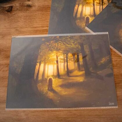 Print A4 - “Door in the forest"