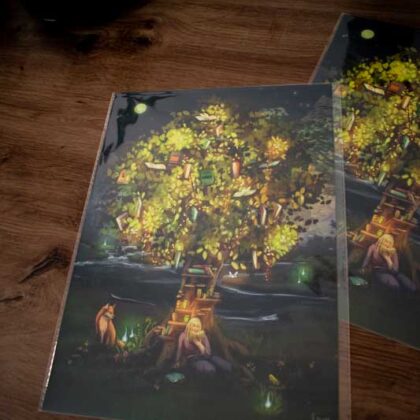Print A4 - “Library Tree”