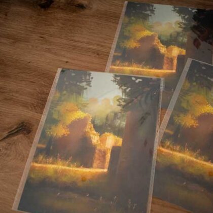 Print A5 -“Swamp Castle”