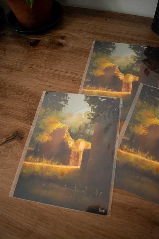 Print A5 -“Swamp Castle”