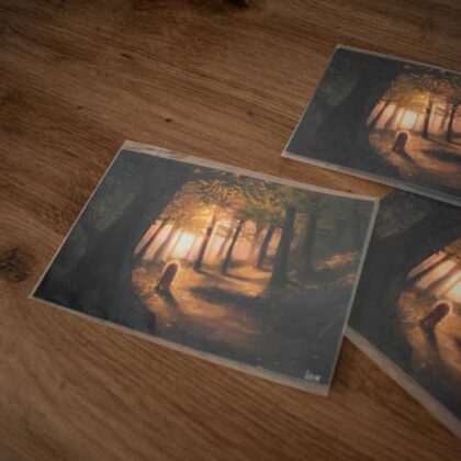 Print A6 - “Door in the Forest”